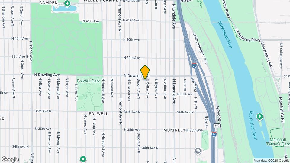 3743 N Colfax Ave Map and Location Details