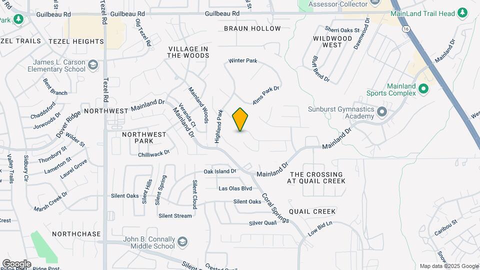 7514 Acorn Bend Dr Map and Location Details
