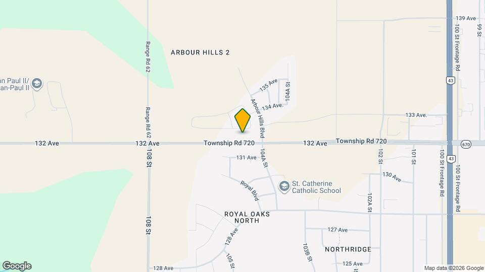 10529-105133 133 Ave Map and Location Details