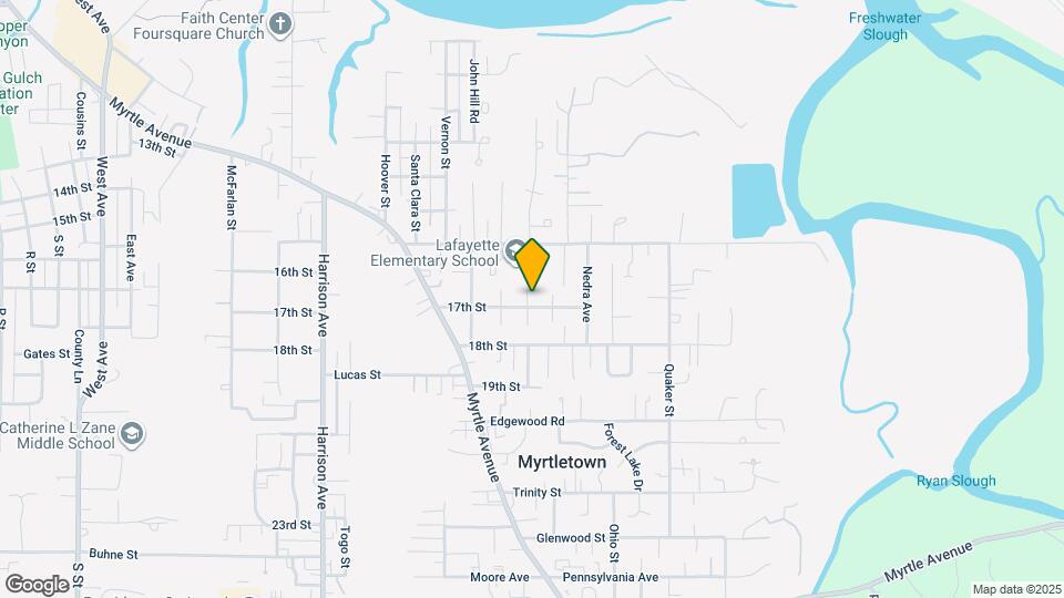 1695 Chestnut St Map and Location Details