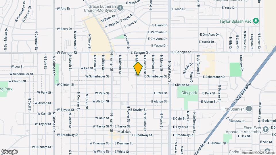 401 E Scharbauer St Mapa y Detalles de la Ubicación