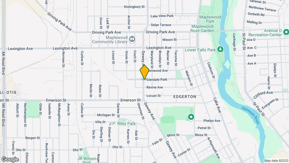 600-604 Dewey Ave Map and Location Details