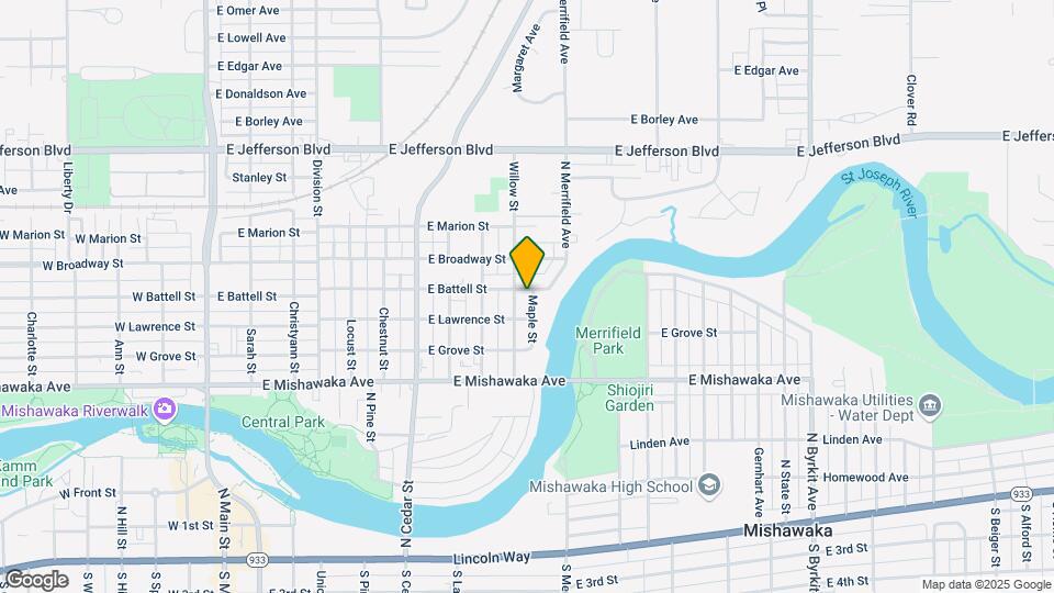 1011 E Battell St Map and Location Details