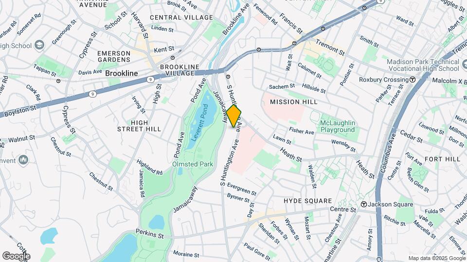 135 S Huntington Ave, Unit 916 Mapa y Detalles de la Ubicación