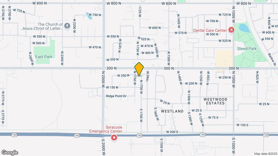 221 N 1700 W Map and Location Details