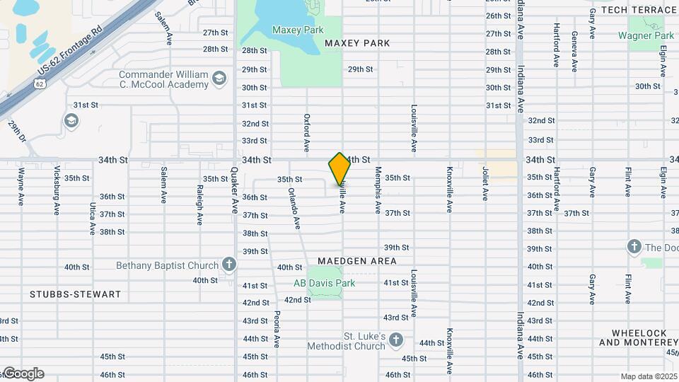 4002 36th St Map and Location Details