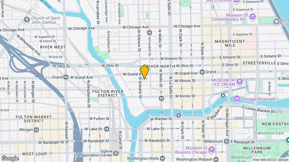 322 W Illinois St Map and Location Details