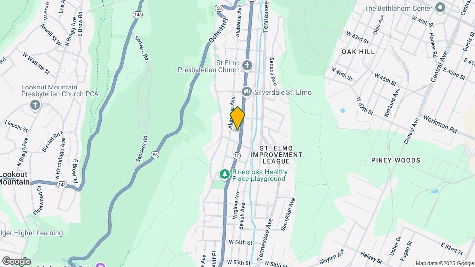 St Elmo Mapa y Detalles de la Ubicación
