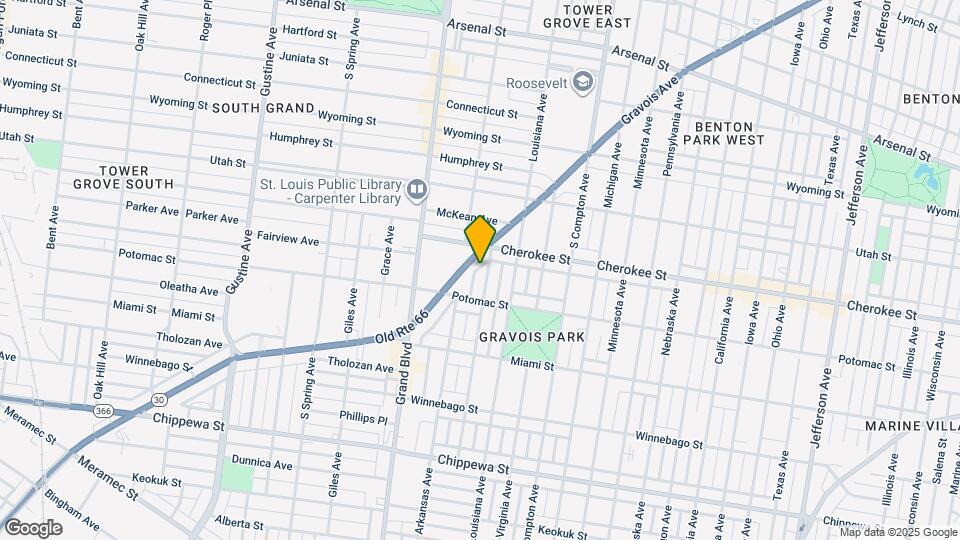3425 Tennessee Ave Map and Location Details