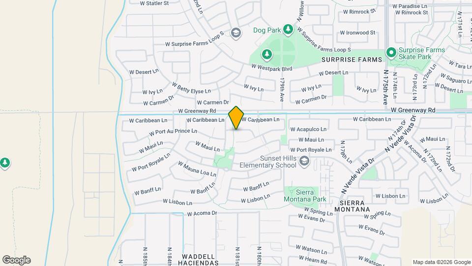 18069 W Acapulco Ln Mapa y Detalles de la Ubicación