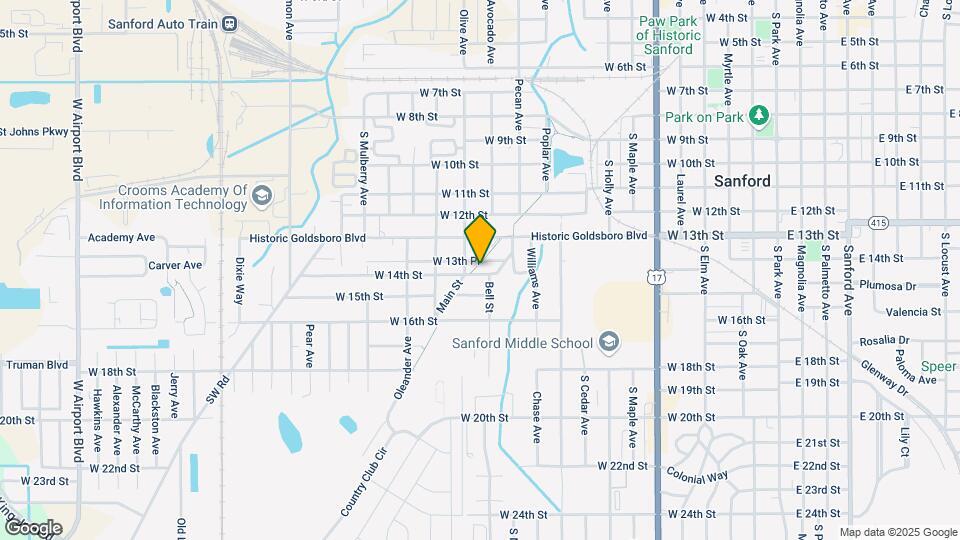 1206 W 14th St Map and Location Details