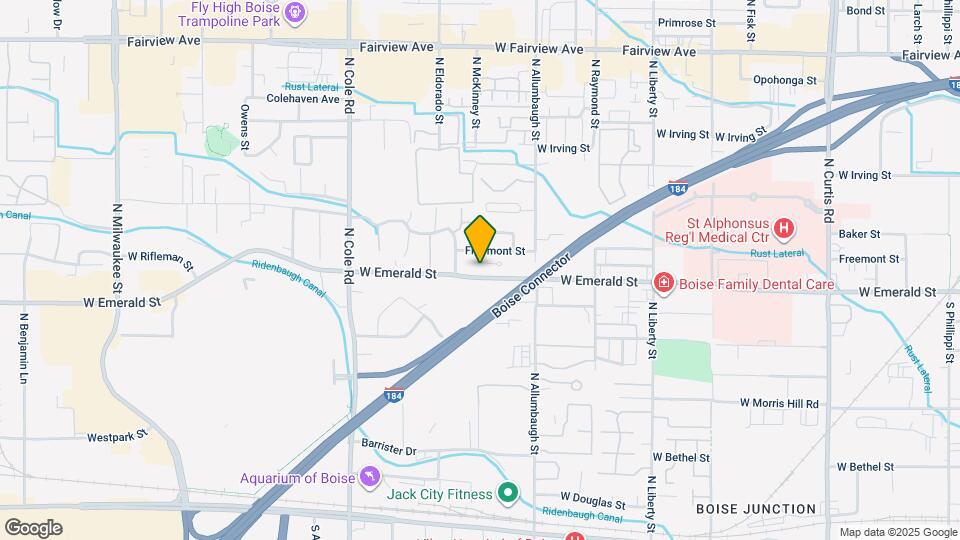 875 N Gossett Pl Map and Location Details