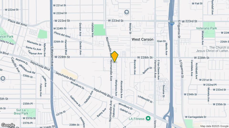 22919 Mariposa Ave Mapa y Detalles de la Ubicación