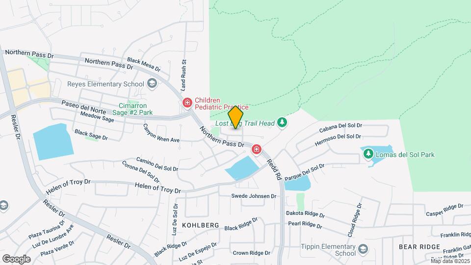 6913 Cactus Thrush Drive Map and Location Details