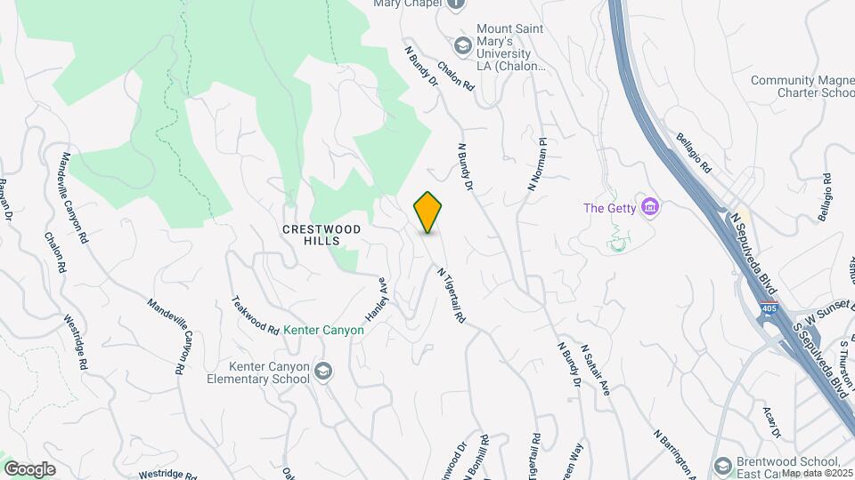 930 N Tigertail Rd Map and Location Details