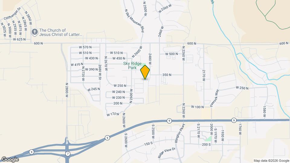 269 N 2530 W Map and Location Details