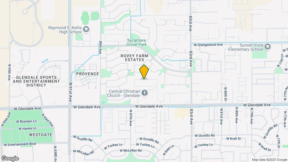 8537 West Myrtle Ave Map and Location Details
