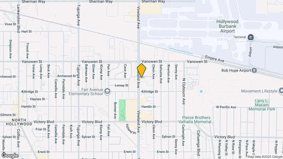 6660 Vineland Ave Map and Location Details
