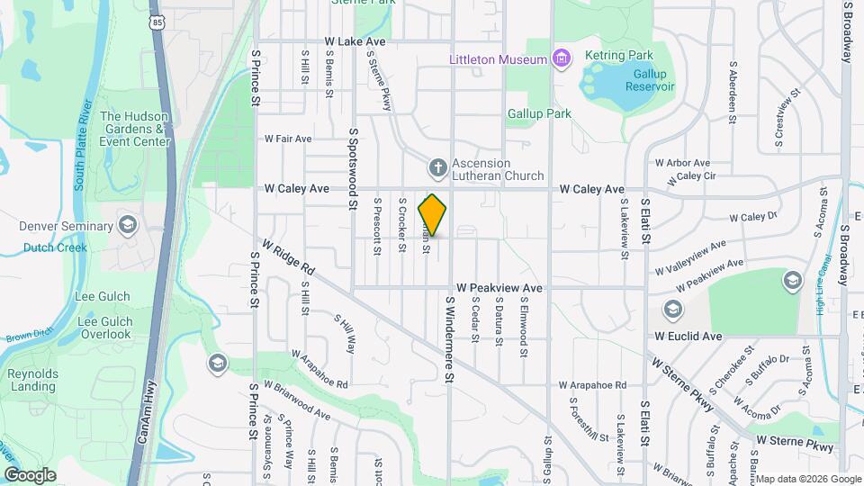 6408 S Louthan St Map and Location Details