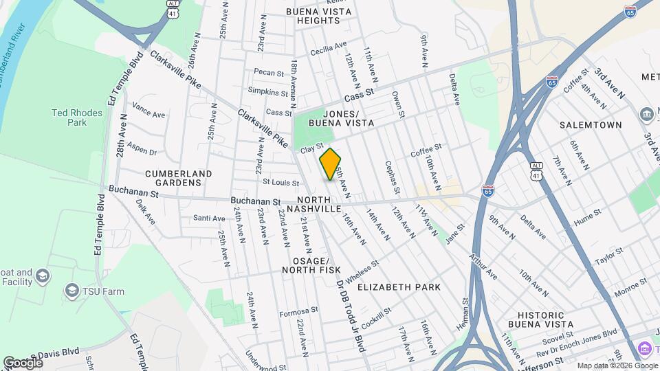 1814 16th Ave N Mapa y Detalles de la Ubicación