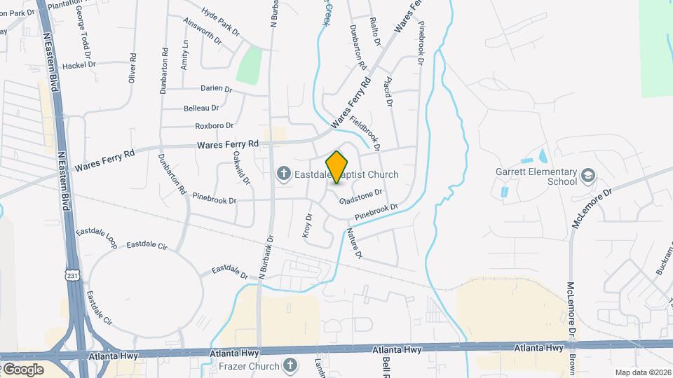 6107 Gladstone Dr Mapa y Detalles de la Ubicación