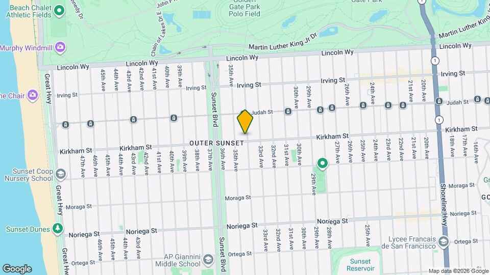 1487 34th Ave Mapa y Detalles de la Ubicación