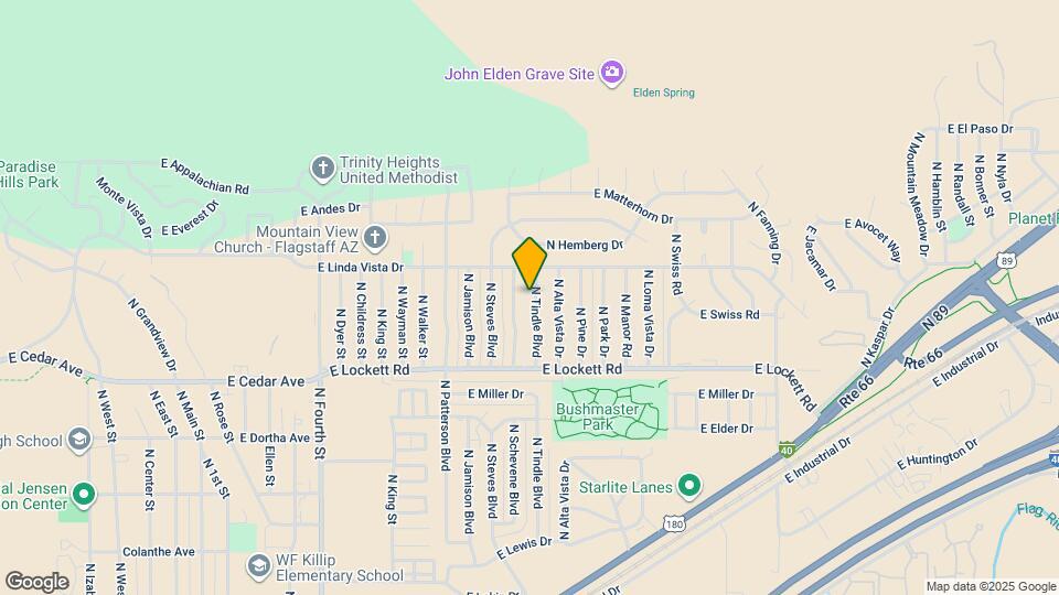 3589 N Tindle Blvd Map and Location Details