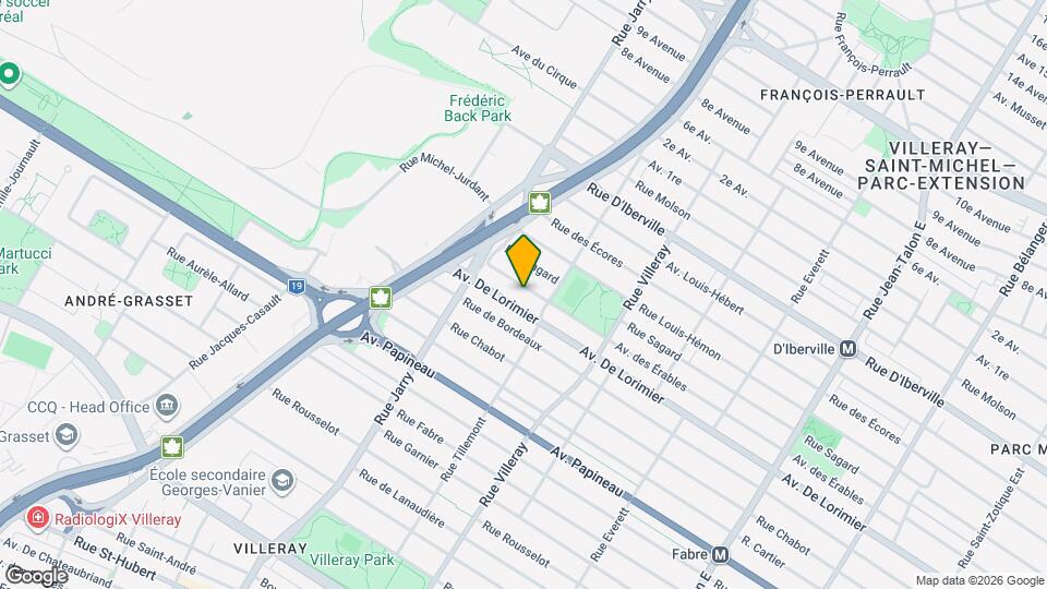 7970 Des Érables Av Map and Location Details