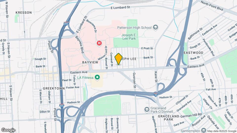 445 Drew St Map and Location Details