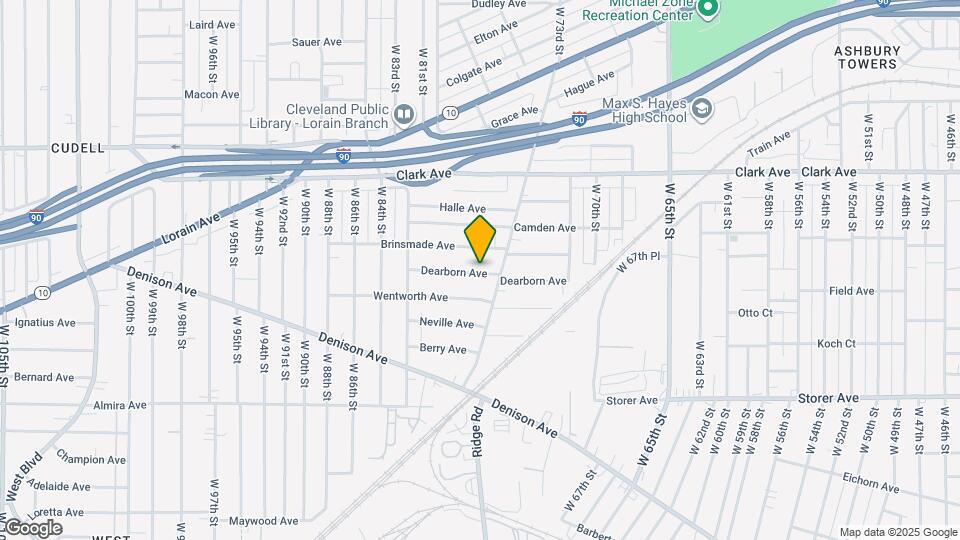 7500 Dearborn Ave Mapa y Detalles de la Ubicación