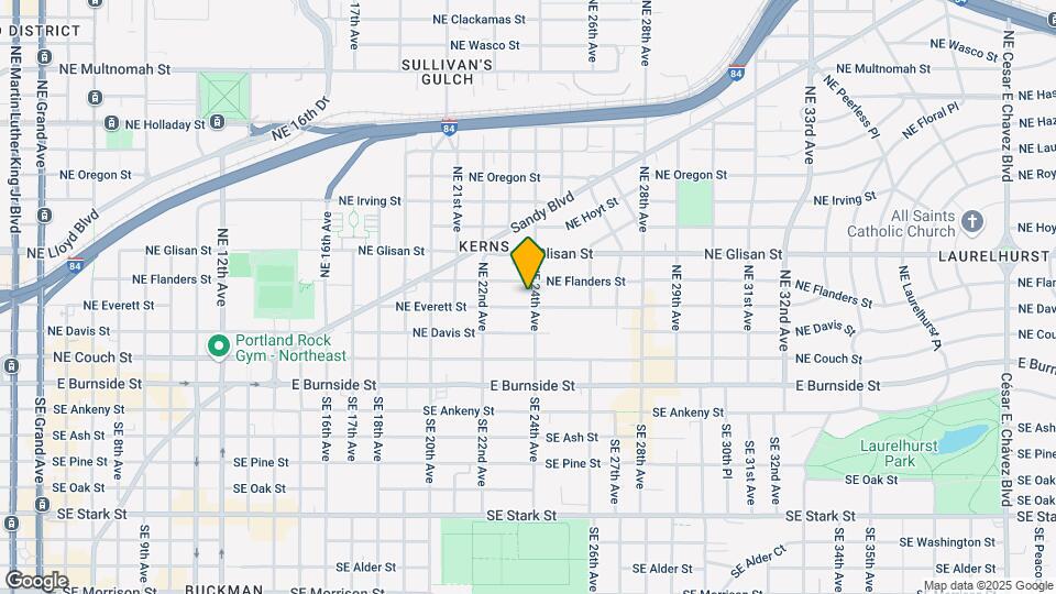 2331-2343 NE Everett St Map and Location Details