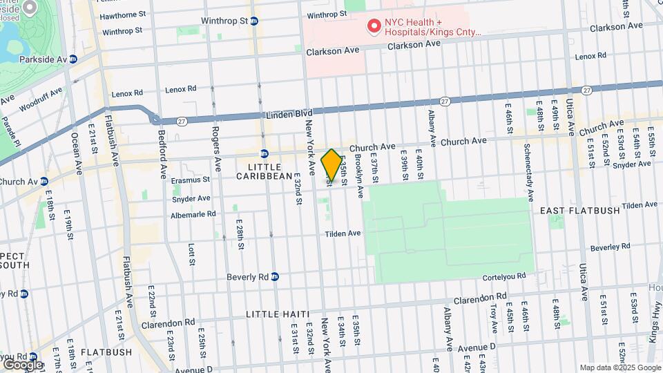 305 E 34th St Mapa y Detalles de la Ubicación