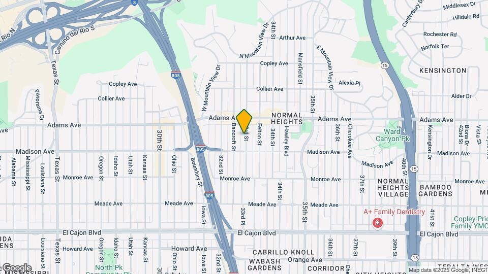 4638 33rd St Map and Location Details