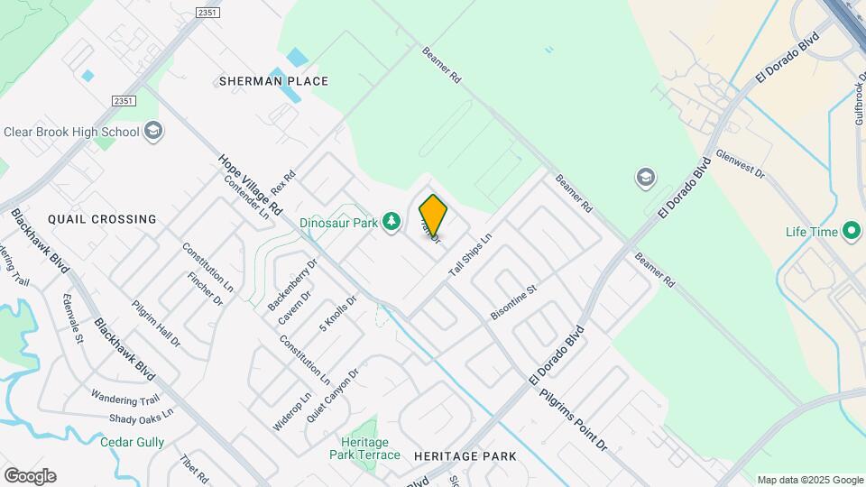 16218 Ruffian Dr Map and Location Details