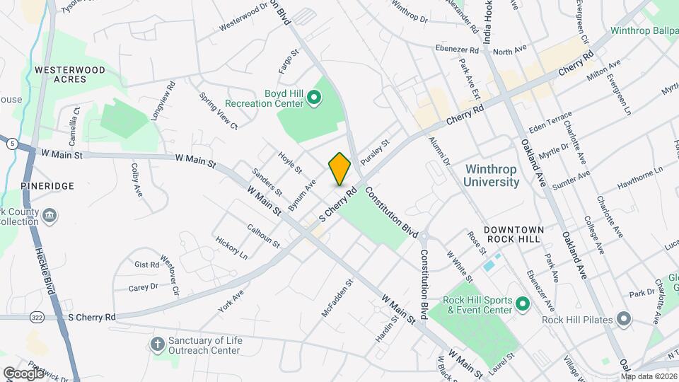 242 S Cherry Rd Map and Location Details