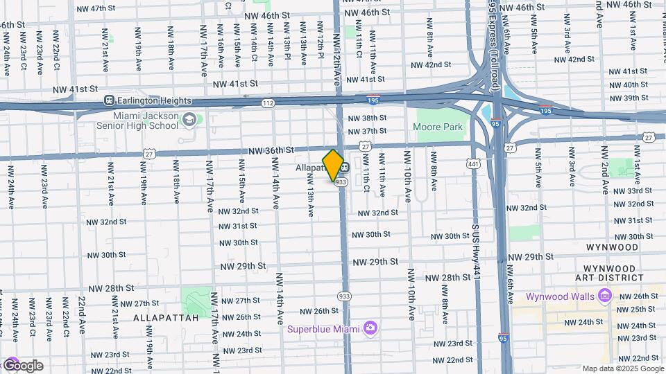 1219 NW 33rd St Map and Location Details