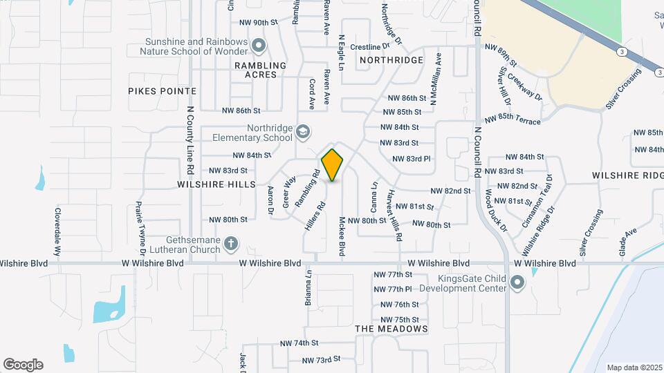 8224 Hillers Rd Map and Location Details