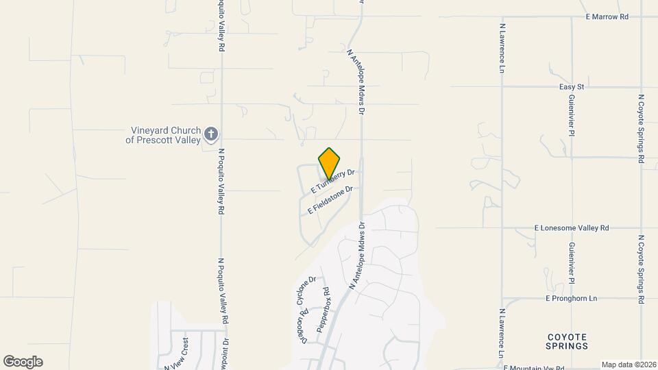 7639 E Turnberry Dr Map and Location Details