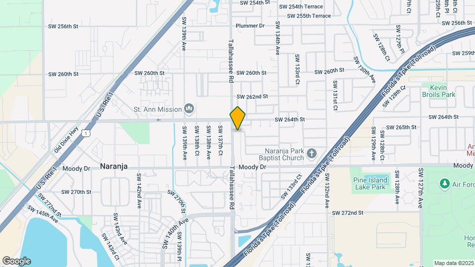 26501 SW 137th Ave Map and Location Details