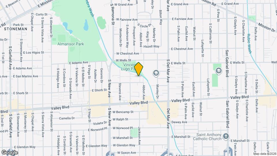 305 W Newby Ave, Unit J Map and Location Details