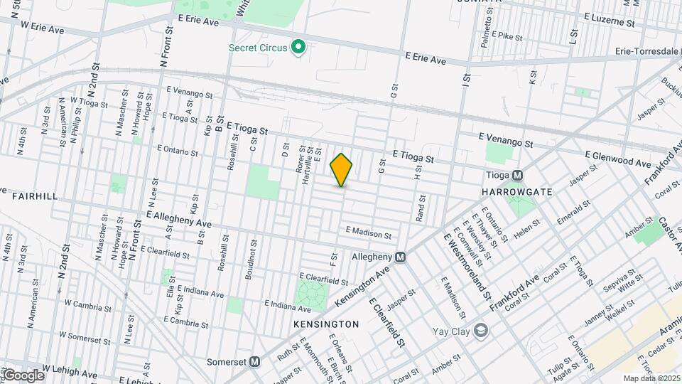 665 E Wensley St Map and Location Details