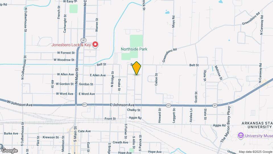 352 N Allis St Map and Location Details