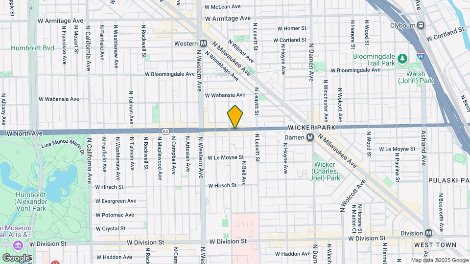 2251 W North Ave Map and Location Details
