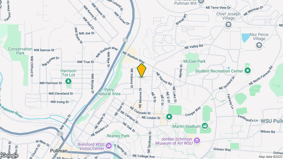 1053-1055 NE Monroe St Map and Location Details