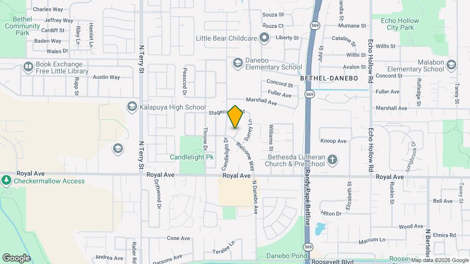 1040 Lamplite Ln Map and Location Details