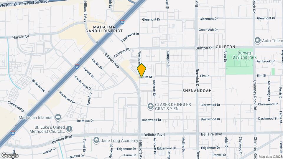6305 Westward St Map and Location Details