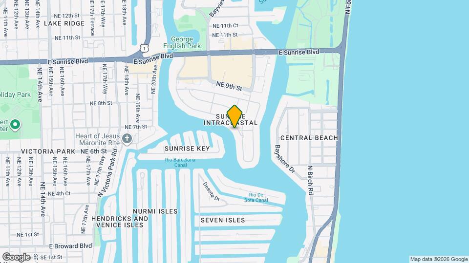 639 Middle River Dr Map and Location Details