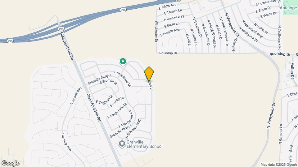 6956 E Sandhurst Dr Map and Location Details