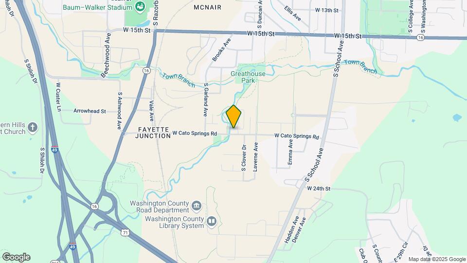 910 W Cato Springs Rd Mapa y Detalles de la Ubicación