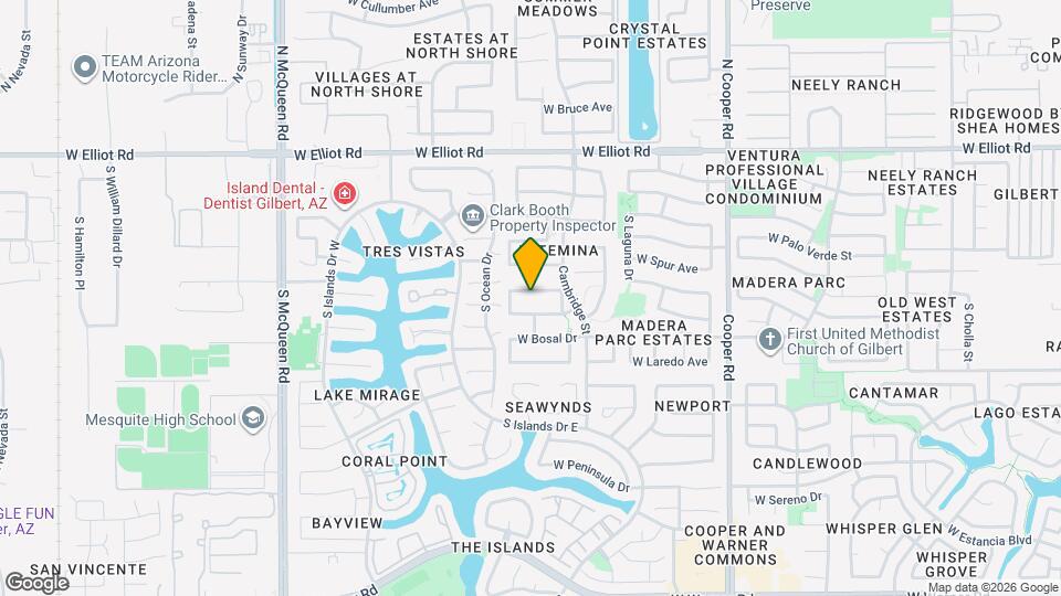 1157 W Mesquite St Mapa y Detalles de la Ubicación